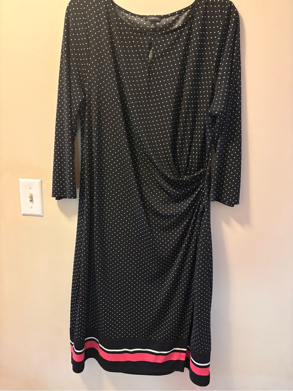 Talbots faux wrap dress